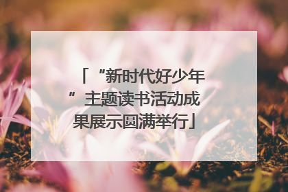 “新时代好少年”主题读书活动成果展示圆满举行